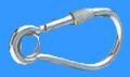 8 x 80mm Spring Hook With Safety Screw Eyelet Art 8232 A4