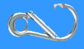 8 x 80mm Snap Hook With Special Opening Eyelet Art 8294 A4