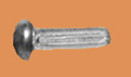 4 x 8mm GROOVED PINS WITH ROUND HEAD DIN 1476