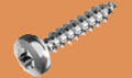 4.5mm x 20mm POZI PAN CHIPBOARD SCREWS A2